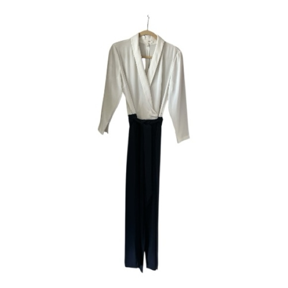 Ted Baker Ivory and Navy Jumpsuit